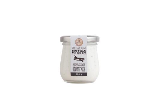 Mini VANILLA Buffalo Pot Set Yogurt 100g (12 x 100G) Box