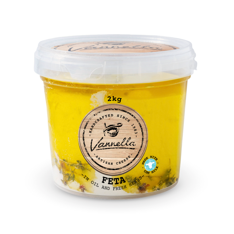 Marinated Persian Feta BOX Vannella Cheese WHOLESALE